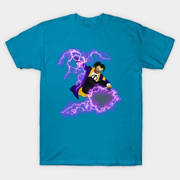 Static Shock! T-Shirt by urabadcatman